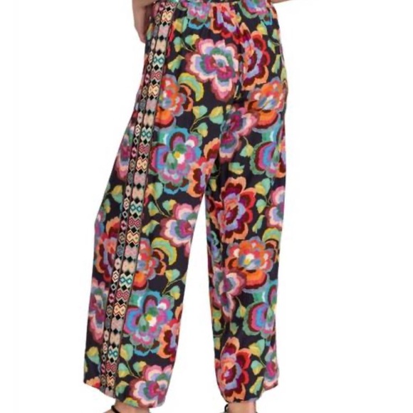 Johnny Was Calanthe Silk Pants - Picture 2 of 2